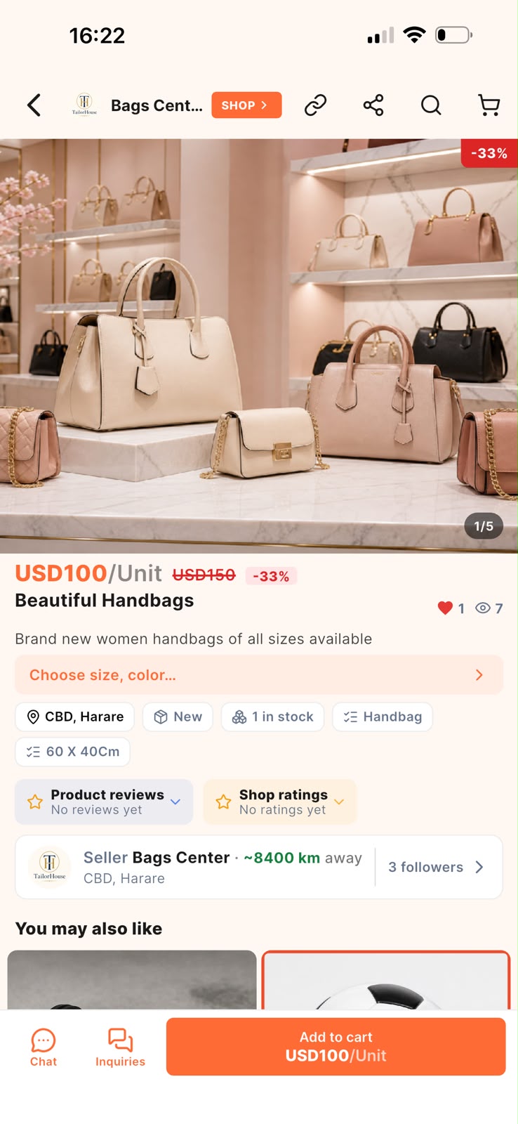 HubMall product page with Add to cart on RentHub